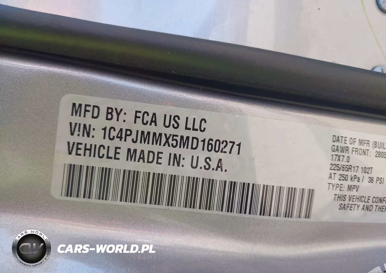 2021 Jeep Cherokee Latitude Lux 4X4 VIN:1C4PJMMX5MD160271 - 9