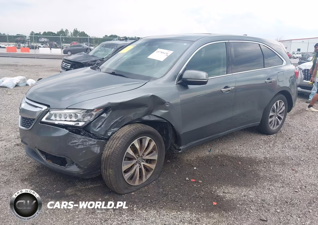 2015 Acura Mdx Technology Package VIN:5FRYD3H46FB006815 - 2