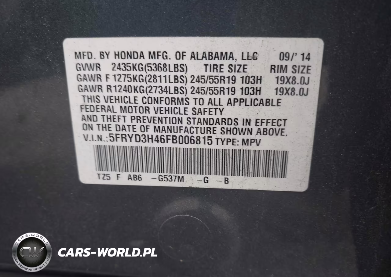 2015 Acura Mdx Technology Package VIN:5FRYD3H46FB006815 - 9