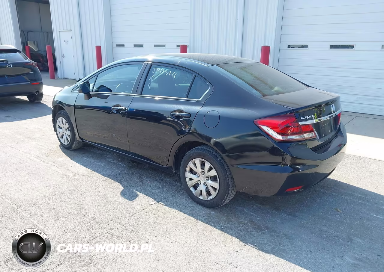 2013 Honda Civic Lx VIN:2HGFB2F57DH591529 - 3