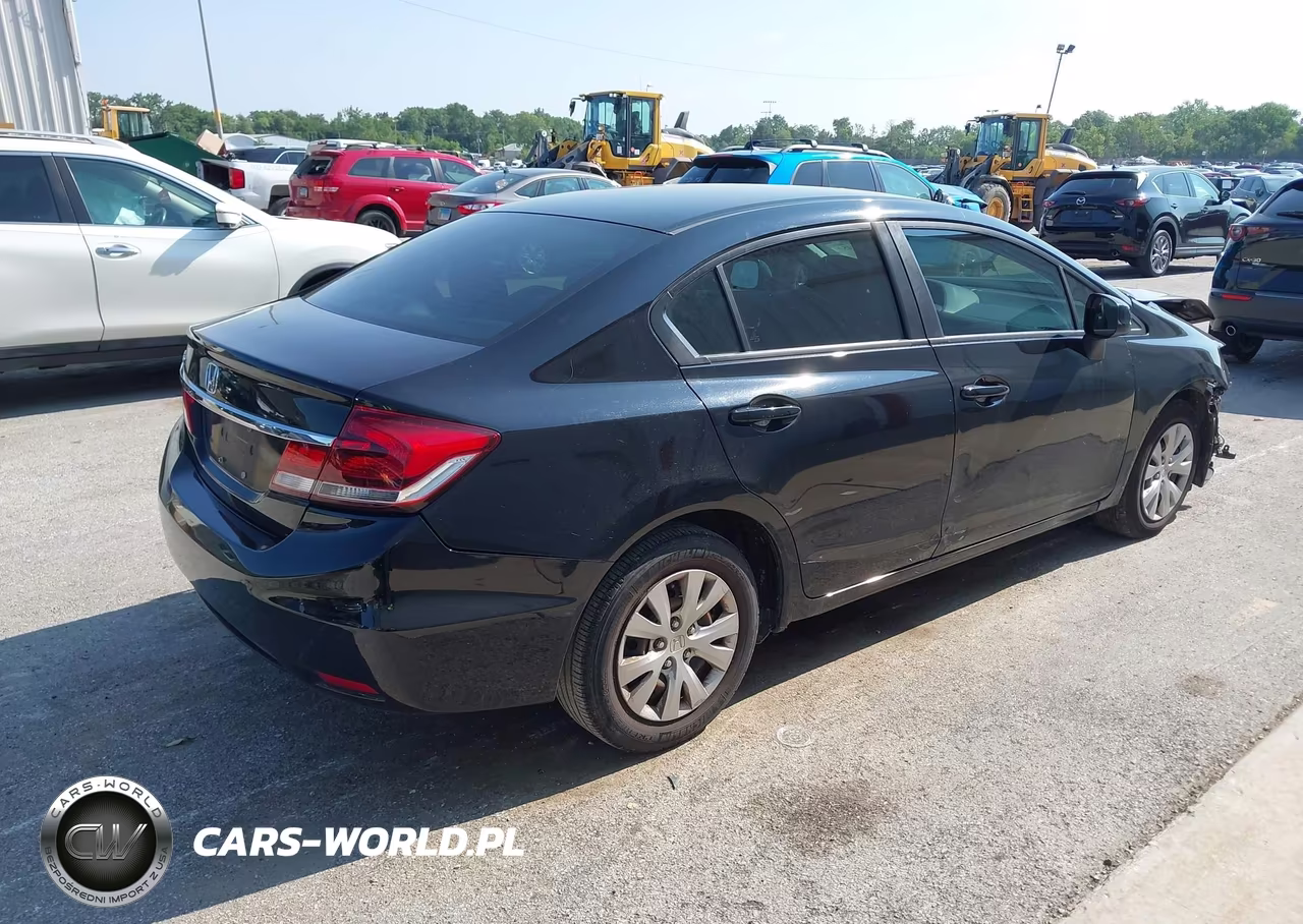 2013 Honda Civic Lx VIN:2HGFB2F57DH591529 - 4