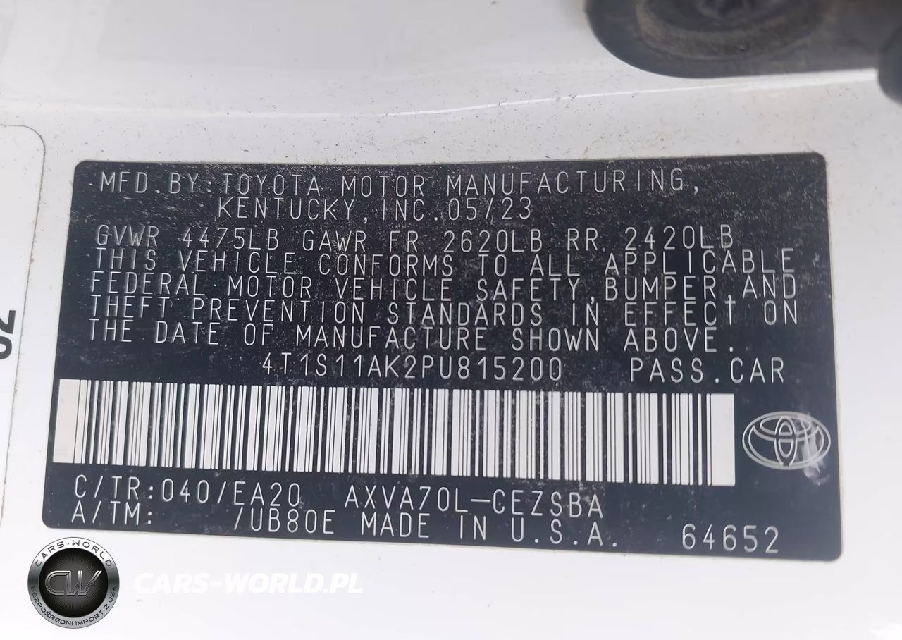 2023 Toyota Camry Se VIN:4T1S11AK2PU815200 - 9