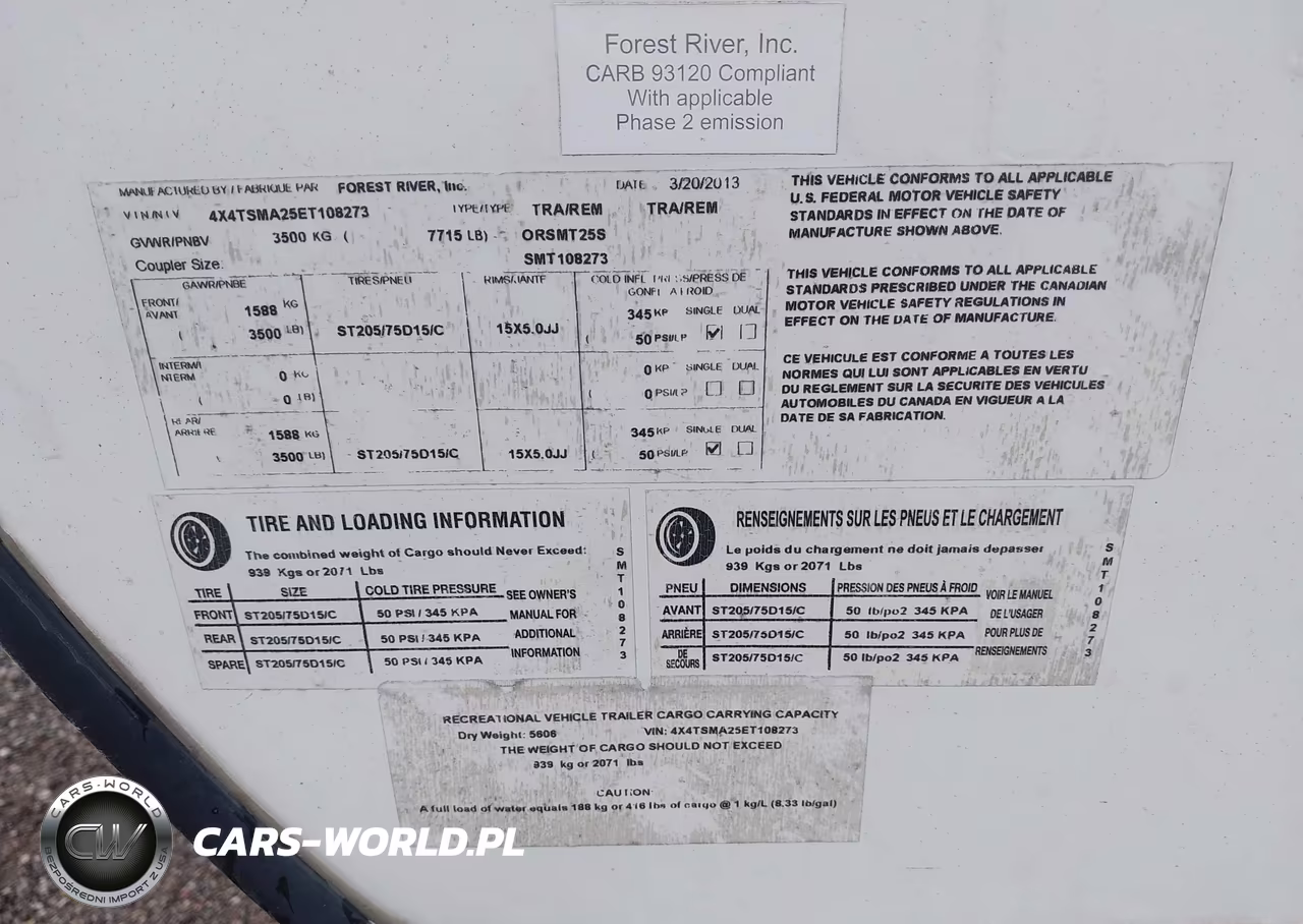 2014 Forest River Salem VIN:4X4TSMA25ET108273 - 9