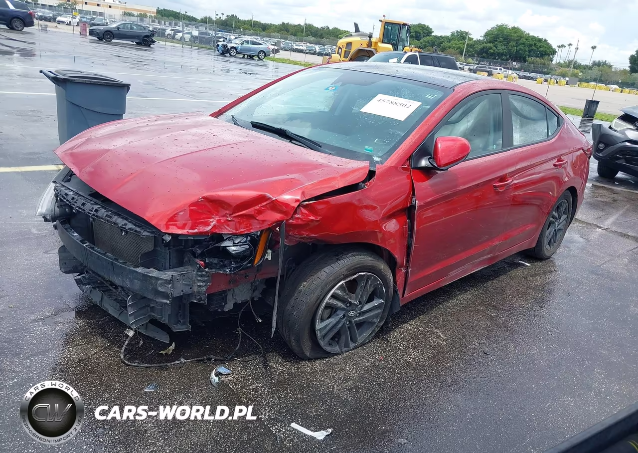 2019 Hyundai Elantra Sel VIN:KMHD84LF0KU744870 - 2