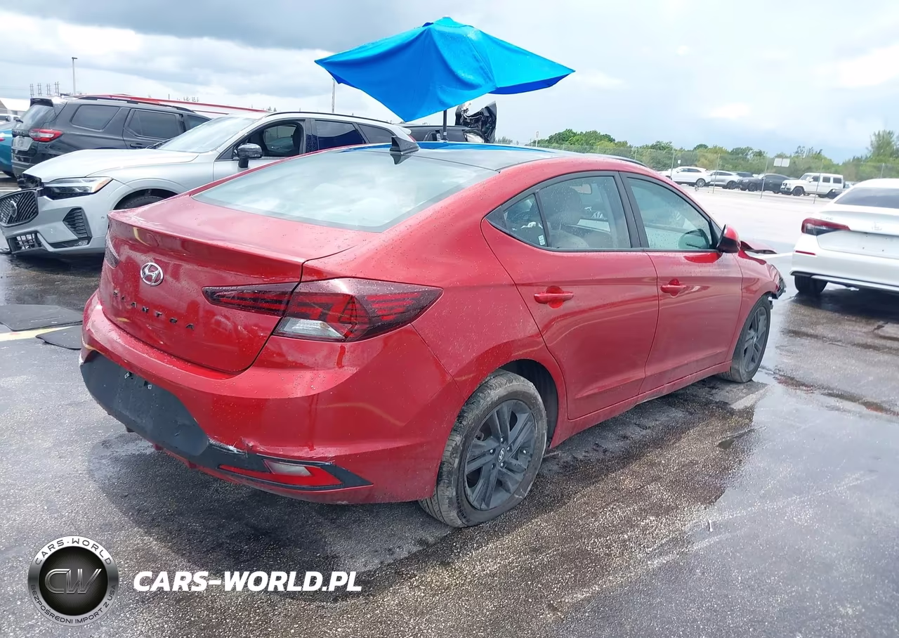 2019 Hyundai Elantra Sel VIN:KMHD84LF0KU744870 - 4