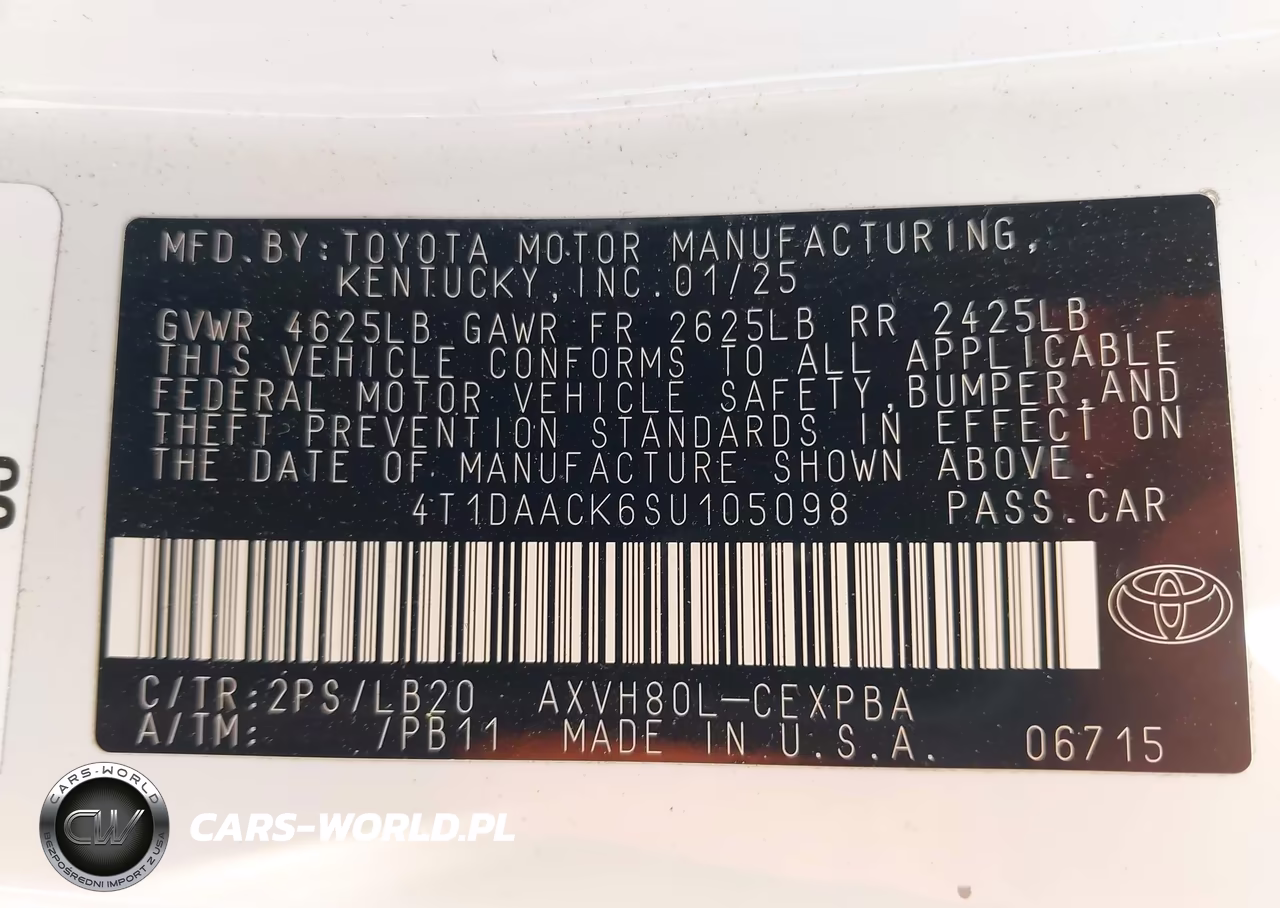 2025 Toyota Camry Xse VIN:4T1DAACK6SU105098 - 9