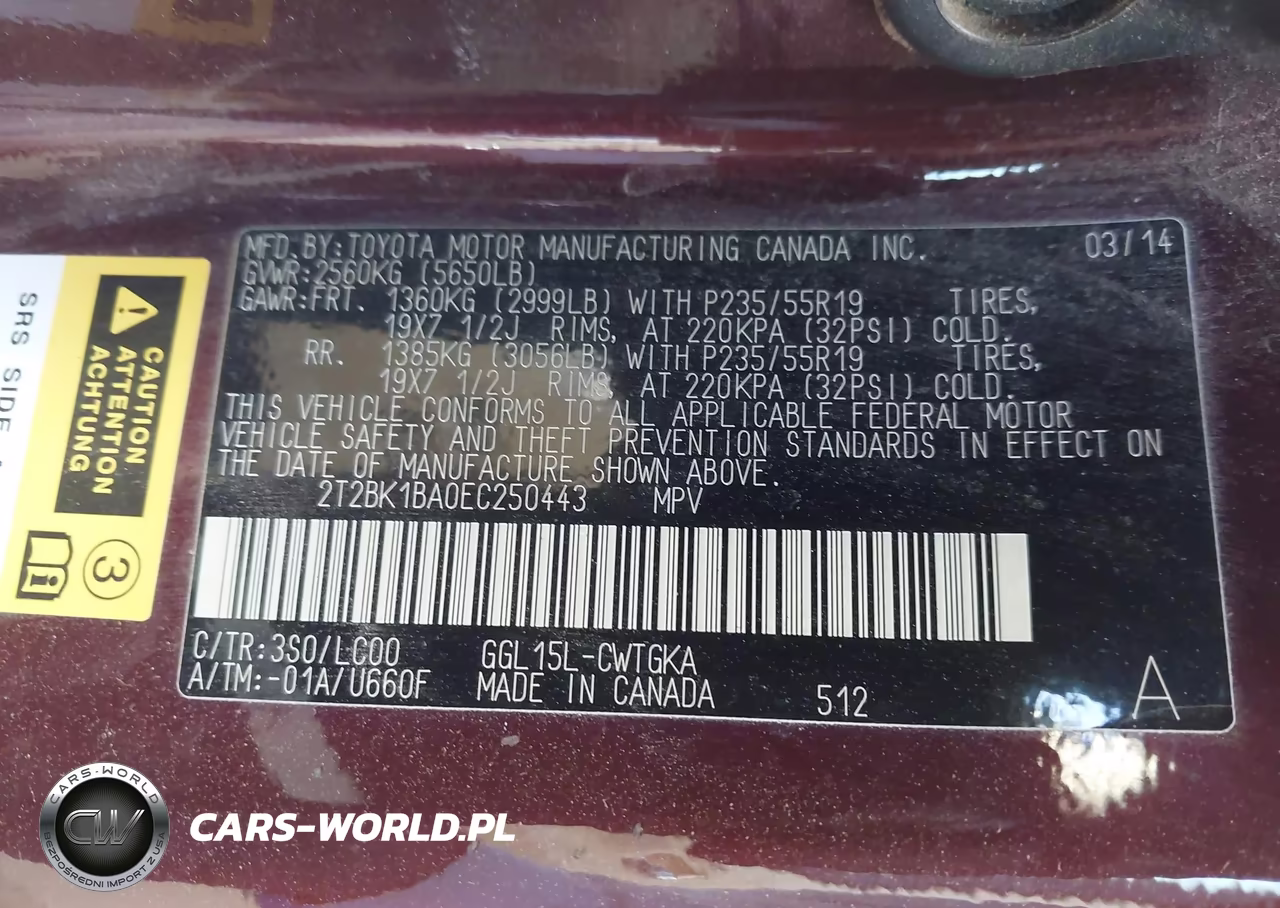 2014 Lexus Rx 350 Base VIN:2T2BK1BA0EC250443 - 9