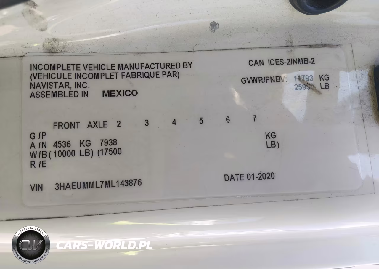2021 International Mv VIN:3HAEUMML7ML143876 - 8