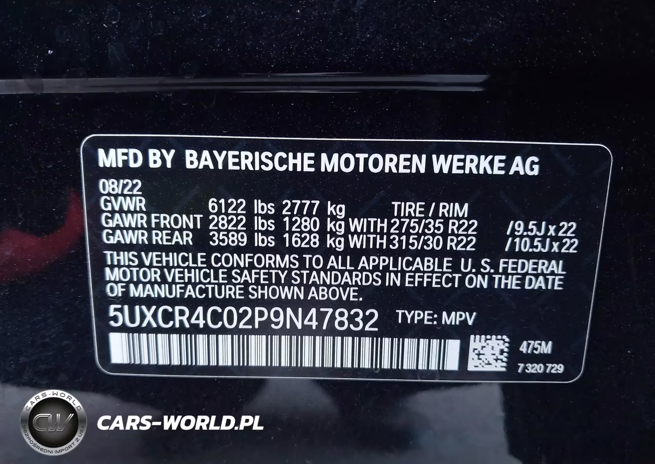 2023 BMW X5 Sdrive40I VIN:5UXCR4C02P9N47832 - 9
