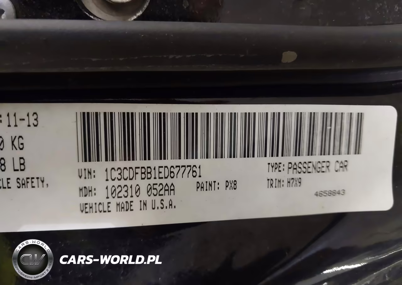 2014 Dodge Dart Sxt VIN:1C3CDFBB1ED677761 - 9