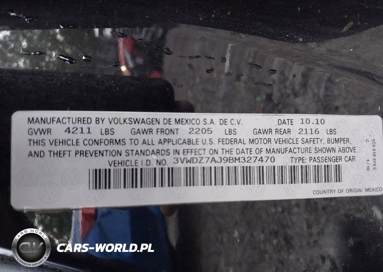 2011 Volkswagen Jetta 2.5L Se VIN:3VWDZ7AJ9BM327470 - 9