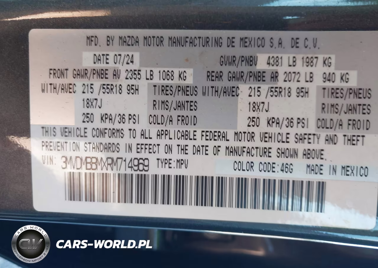 2024 Mazda Cx-30 2.5 S Select Sport VIN:3MVDMBBMXRM714969 - 9