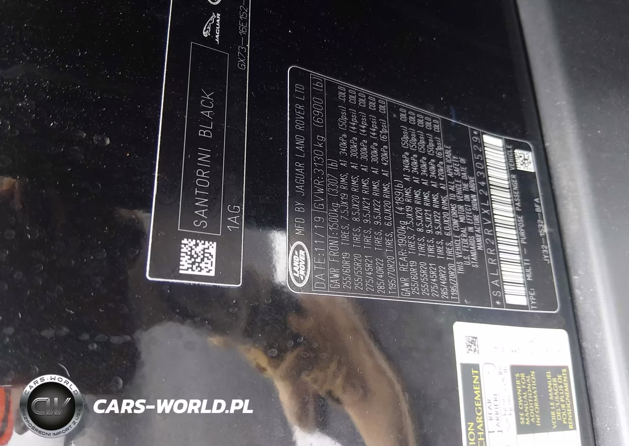2020 Land Rover Discovery Hse VIN:SALRR2RVXL2430529 - 9