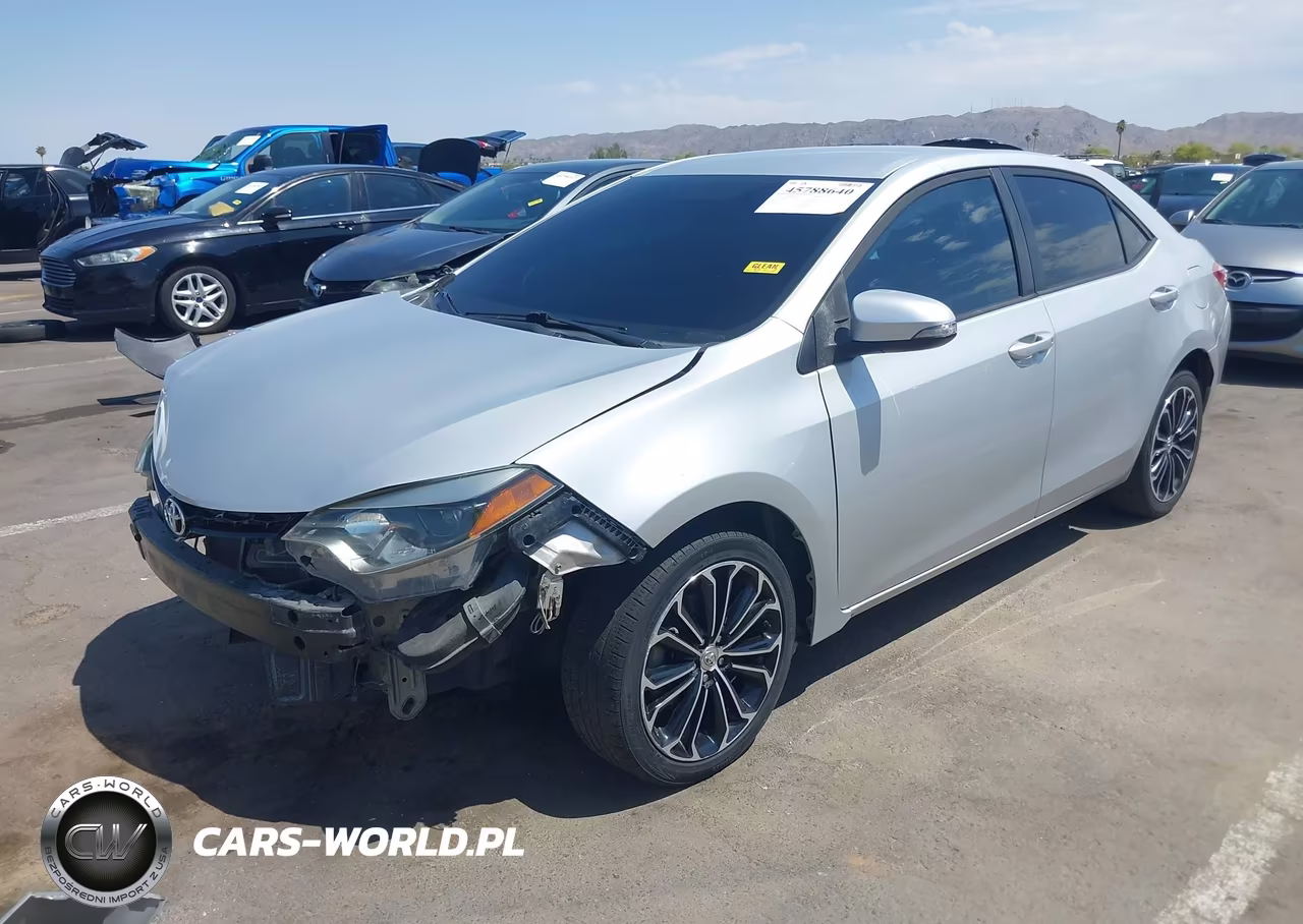 2014 Toyota Corolla S Plus VIN:5YFBURHEXEP101223 - 2