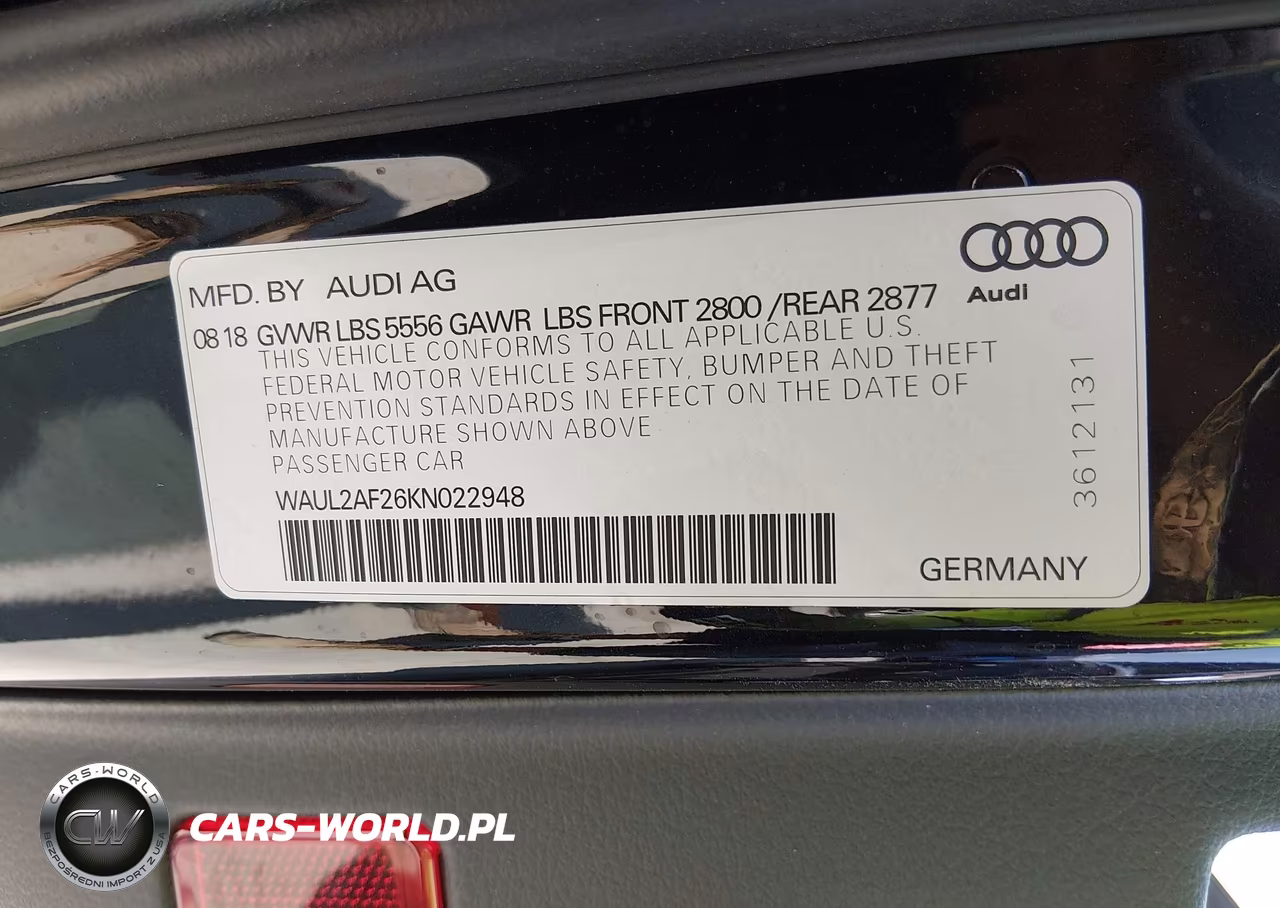 2019 Audi A6 55 Premium VIN:WAUL2AF26KN022948 - 9