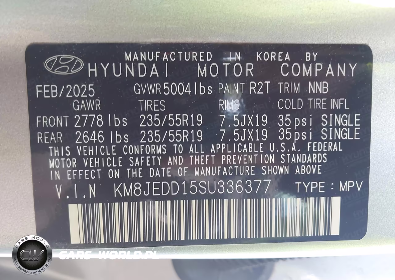 2025 Hyundai Tucson Hybrid Limited VIN:KM8JEDD15SU336377 - 9