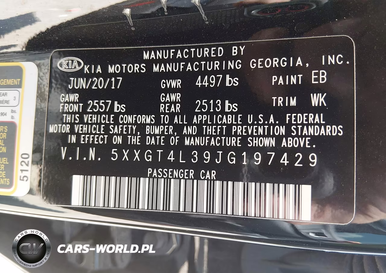 2018 Kia Optima Lx VIN:5XXGT4L39JG197429 - 9