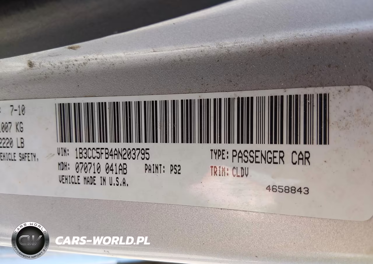 2010 Dodge Avenger R-T VIN:1B3CC5FB4AN203795 - 9