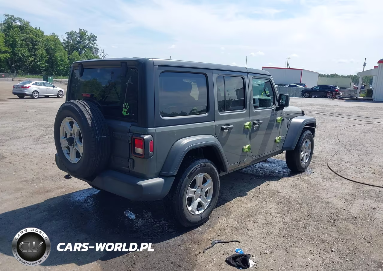 2021 Jeep Wrangler Unlimited Sport S 4X4 VIN:1C4HJXDGXMW506597 - 4