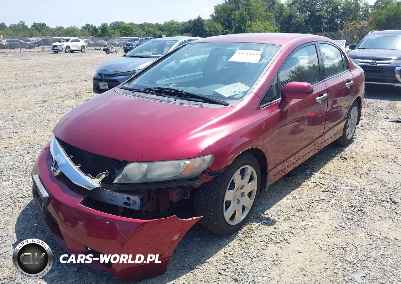 2010 Honda Civic Lx VIN:2HGFA1F57AH587540 - 2