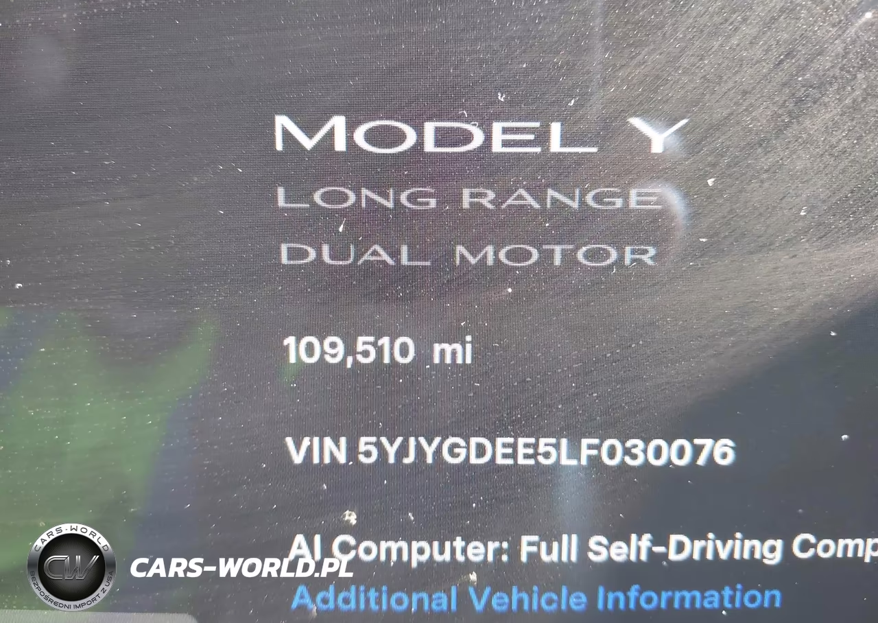 2020 Tesla Model Y Long Range Dual Motor All-Wheel Drive VIN:5YJYGDEE5LF030076 - 16