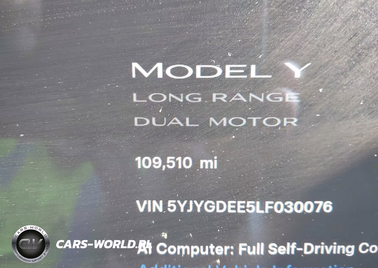 2020 Tesla Model Y Long Range Dual Motor All-Wheel Drive VIN:5YJYGDEE5LF030076 - 7