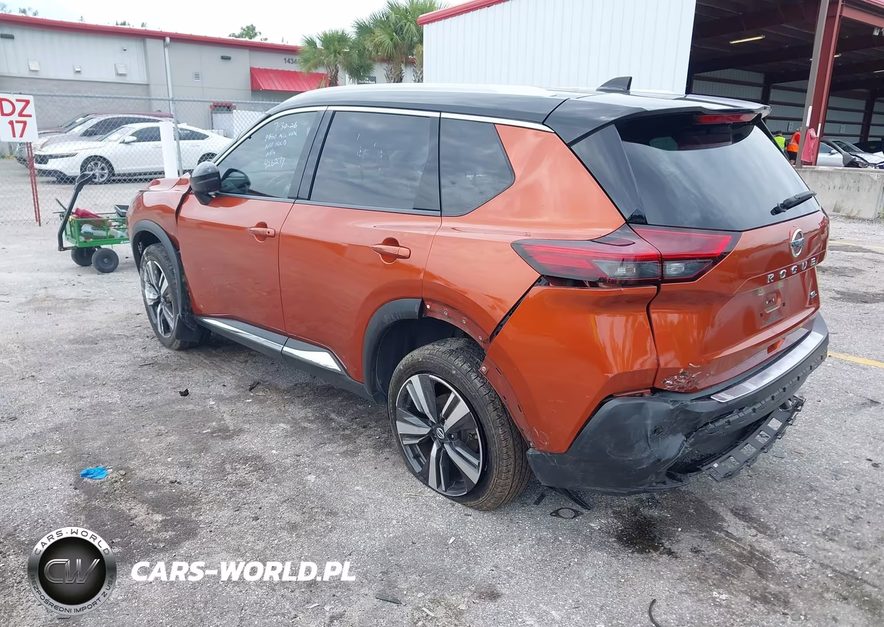 2021 Nissan Rogue Sl Fwd VIN:JN8AT3CA2MW006892 - 3