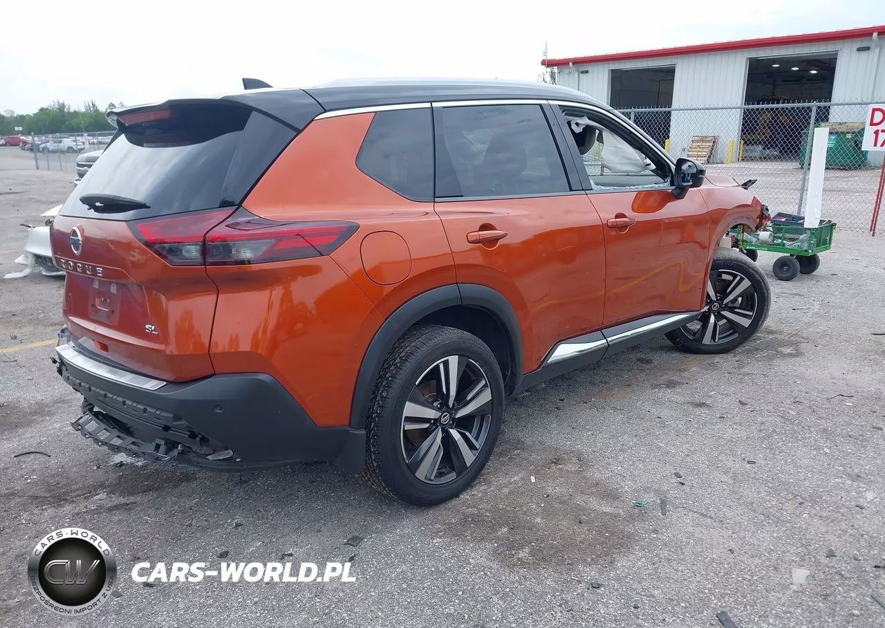 2021 Nissan Rogue Sl Fwd VIN:JN8AT3CA2MW006892 - 4