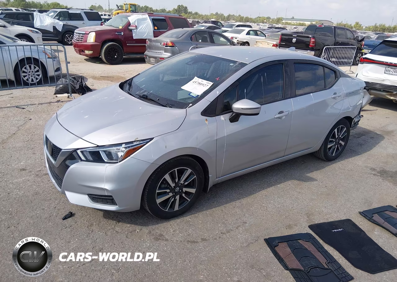 2021 Nissan Versa Sv Xtronic Cvt VIN:3N1CN8EV7ML923024 - 2