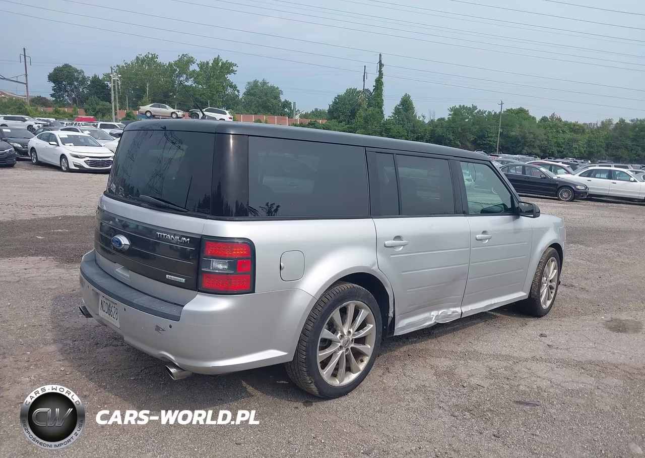 2011 Ford Flex Titanium VIN:2FMHK6DT0BBD34546 - 4