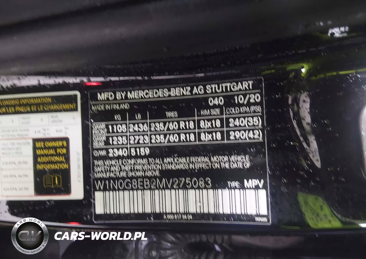 2021 Mercedes-Benz Glc 300 4Matic Suv VIN:W1N0G8EB2MV275083 - 9