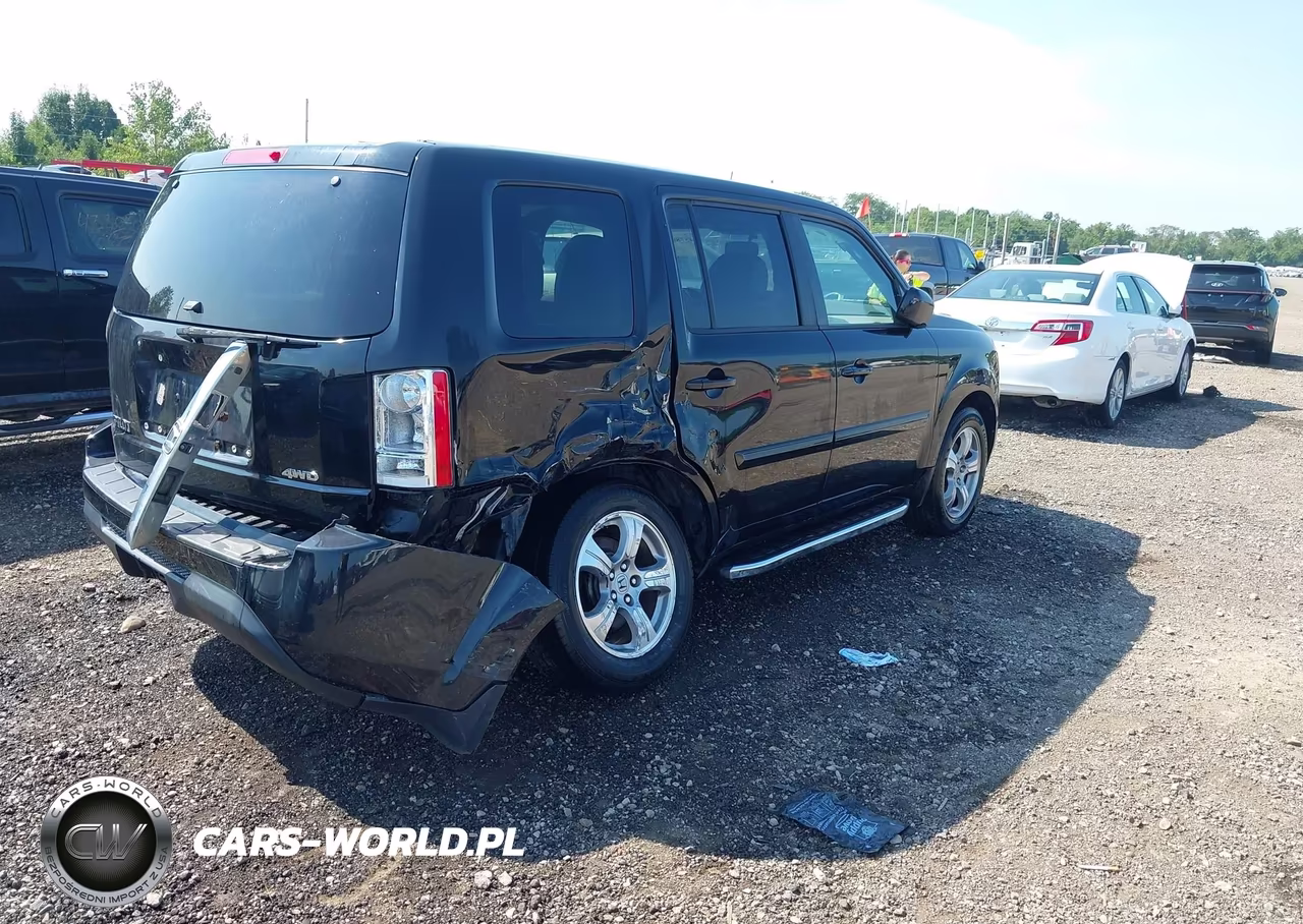 2013 Honda Pilot Ex-L VIN:5FNYF4H57DB023064 - 4