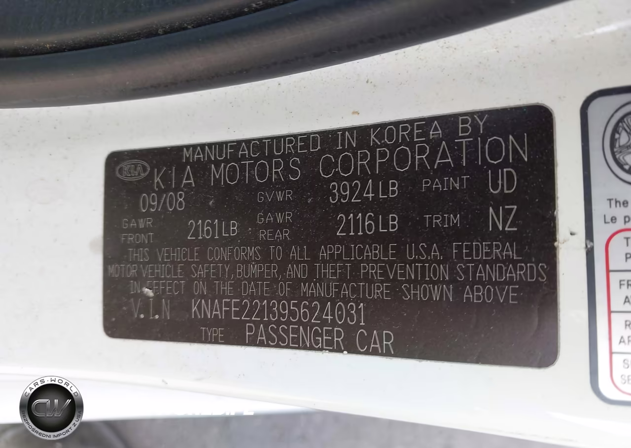 2009 Kia Spectra Ex VIN:KNAFE221395624031 - 9