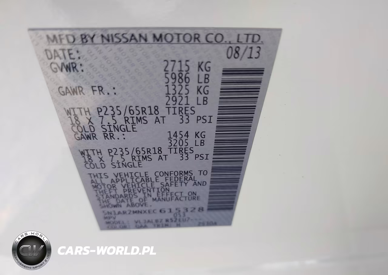 2014 Nissan Pathfinder S VIN:5N1AR2MNXEC615328 - 9