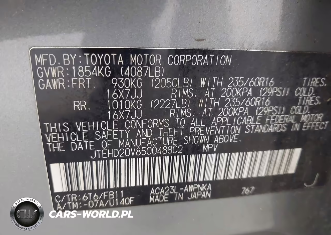 2005 Toyota Rav4 VIN:JTEHD20V850048802 - 9