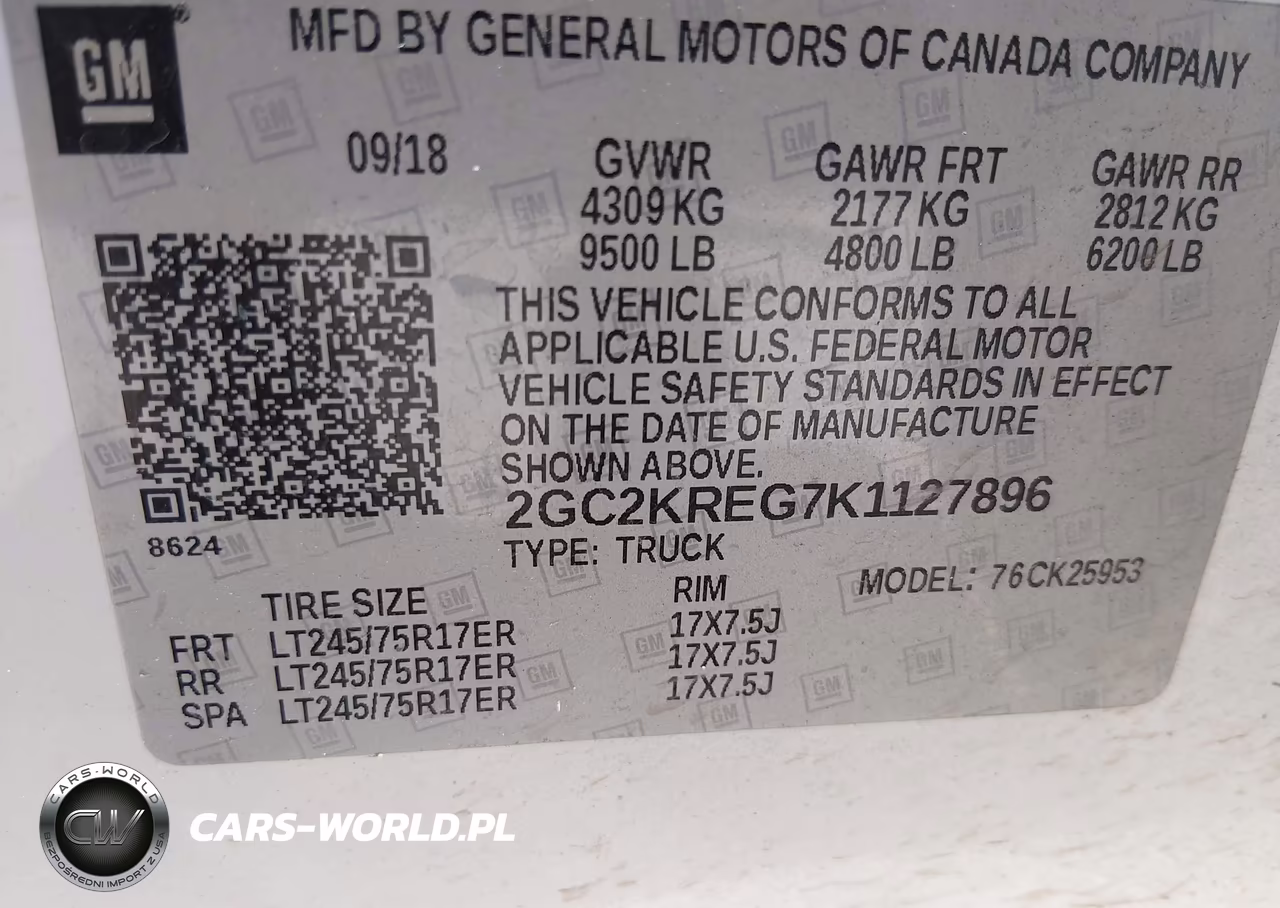2019 Chevrolet Silverado 2500Hd Wt VIN:2GC2KREG7K1127896 - 9