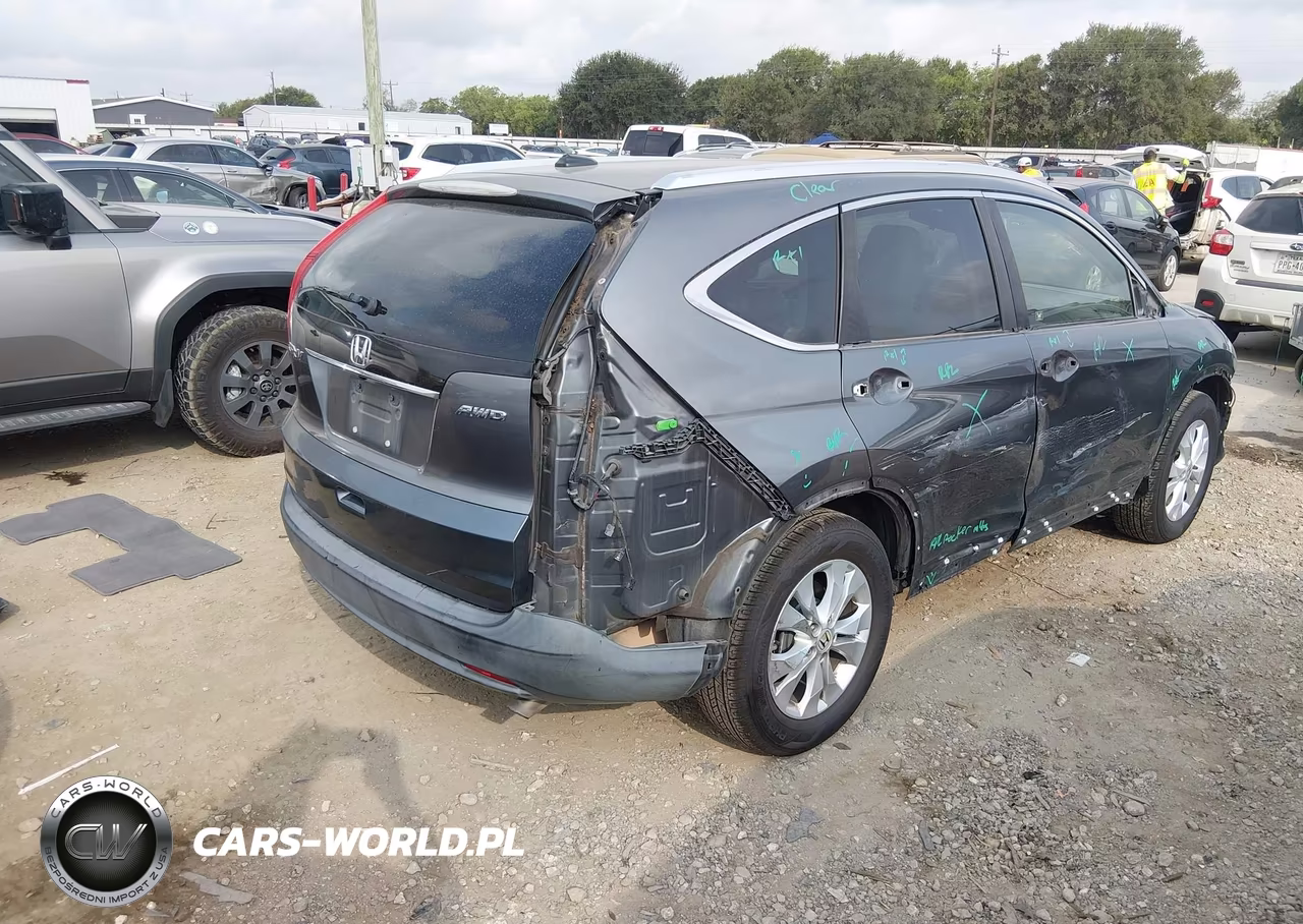 2012 Honda Cr-V Ex-L VIN:JHLRM4H71CC026309 - 4