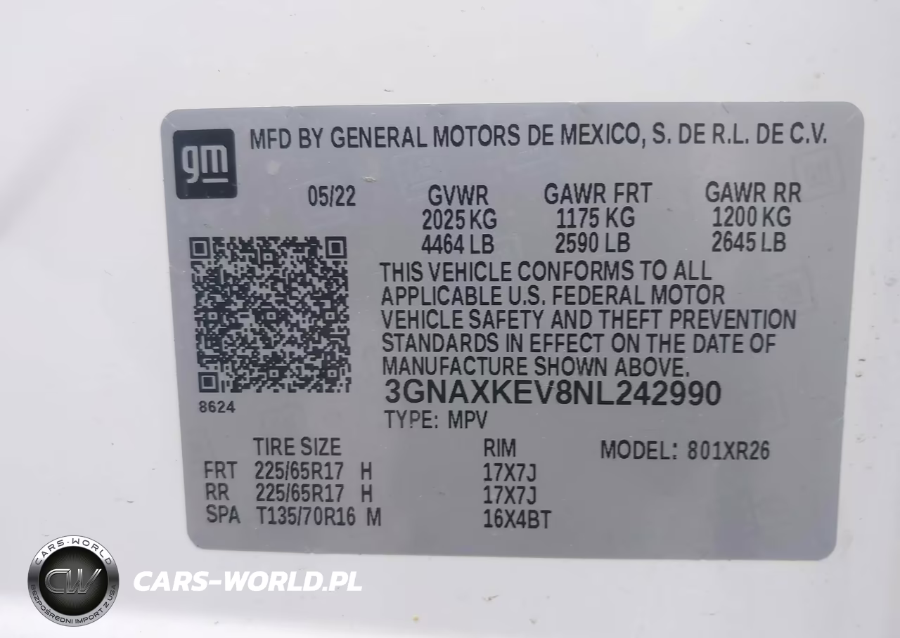2022 Chevrolet Equinox Fwd Lt VIN:3GNAXKEV8NL242990 - 9