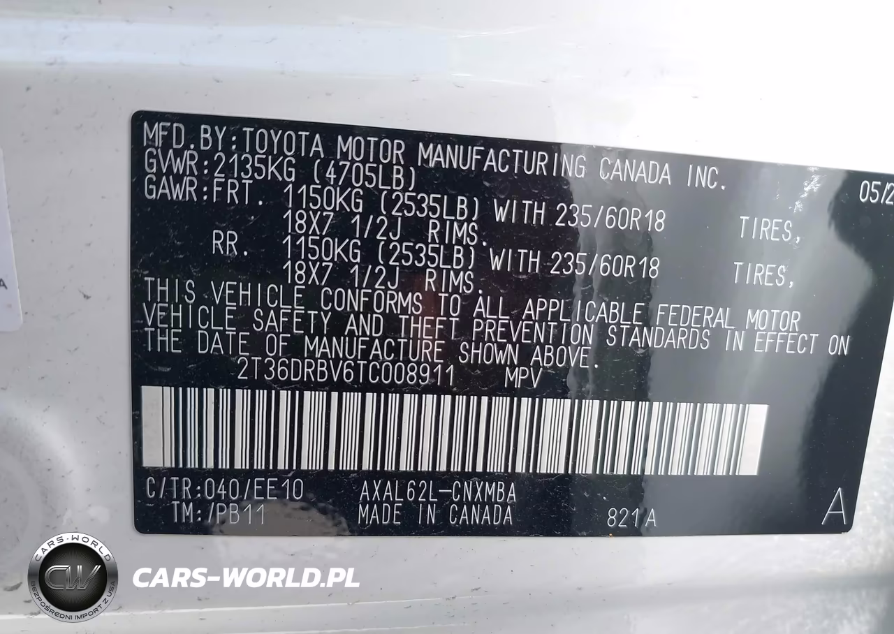 2026 Toyota Rav4 Xle Premium VIN:2T36DRBV6TC008911 - 9