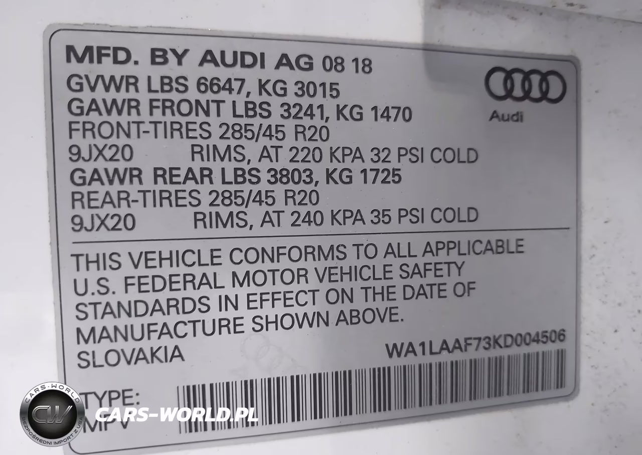 2019 Audi Q7 55 Premium-55 Se Premium VIN:WA1LAAF73KD004506 - 9