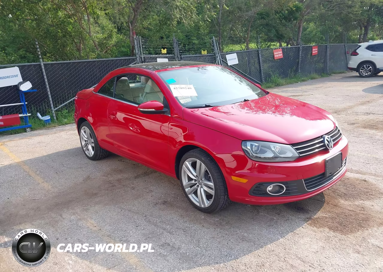 2014 Volkswagen Eos Executive VIN:WVWFW8AH1EV005195 - 1
