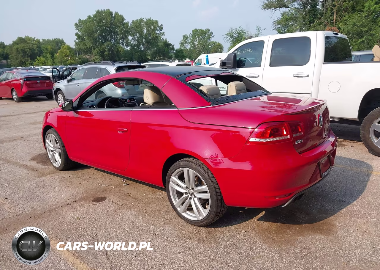 2014 Volkswagen Eos Executive VIN:WVWFW8AH1EV005195 - 3
