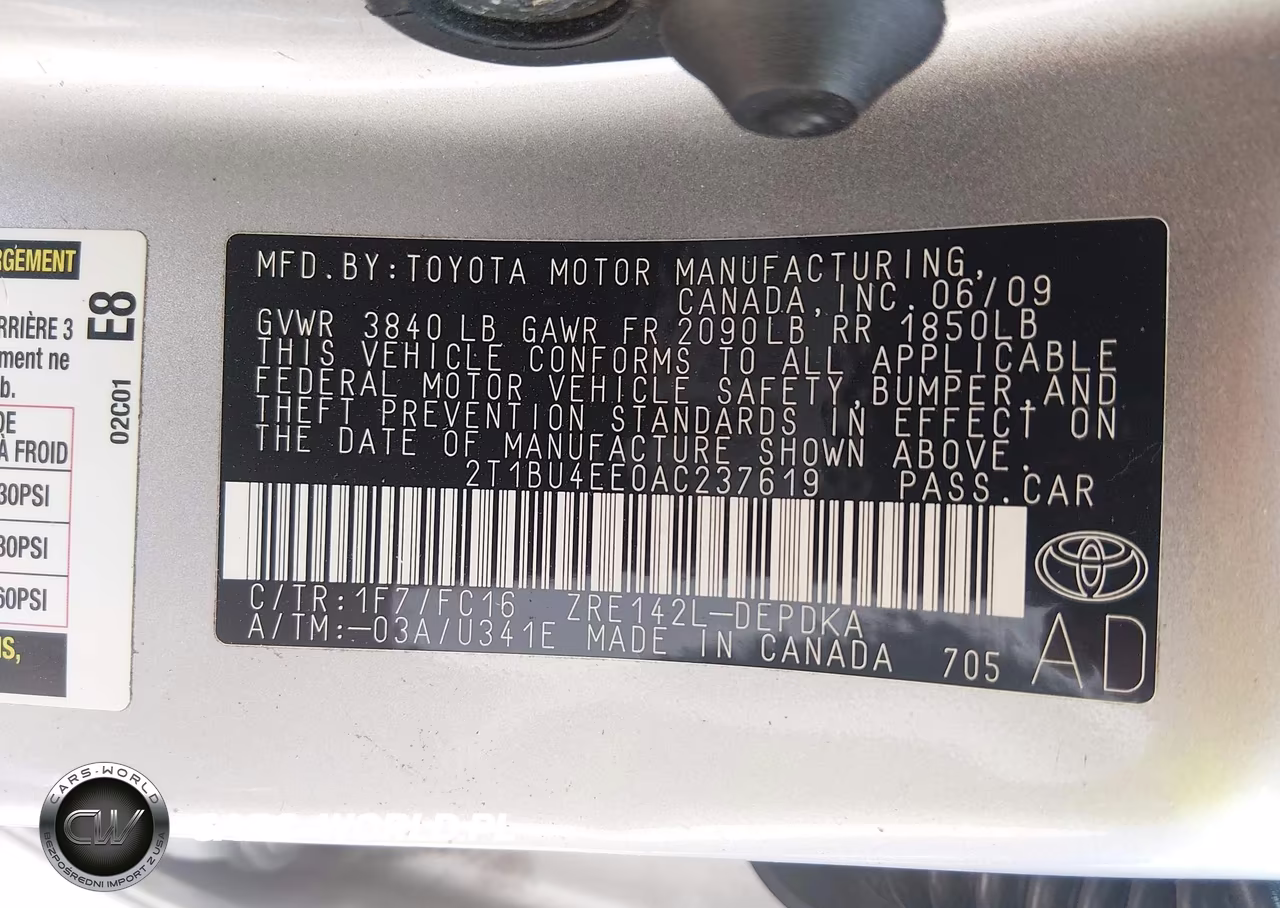 2010 Toyota Corolla Le VIN:2T1BU4EE0AC237619 - 9