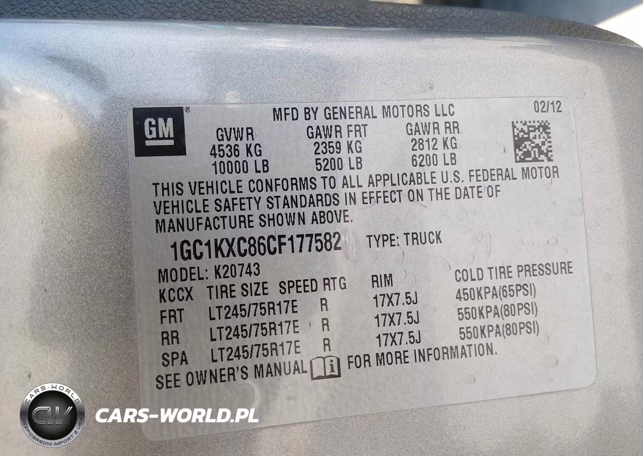 2012 Chevrolet Silverado 2500Hd Lt VIN:1GC1KXC86CF177582 - 9