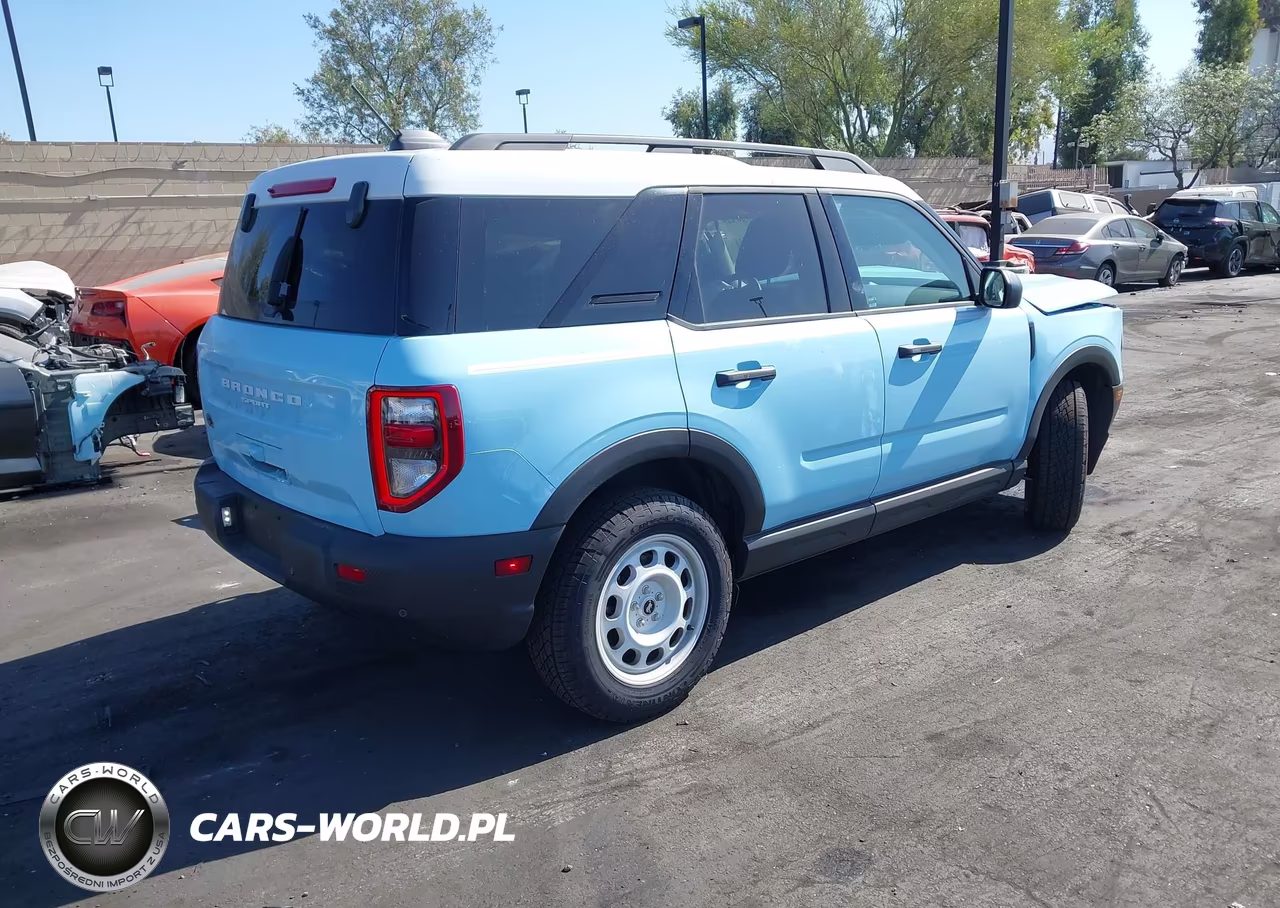 2025 Ford Bronco Sport Heritage VIN:3FMCR9GN6SRF76618 - 4