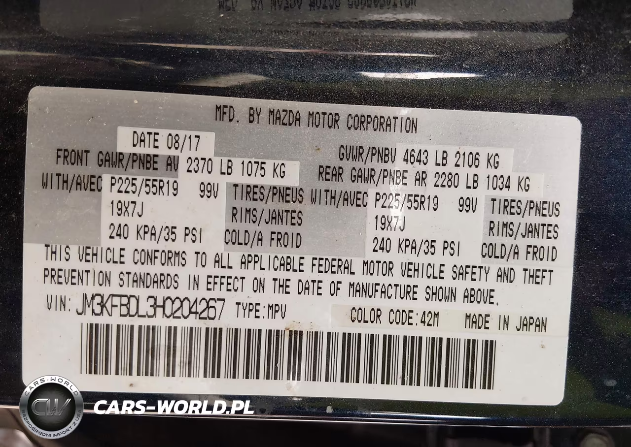 2017 Mazda Cx-5 Grand Touring VIN:JM3KFBDL3H0204267 - 9