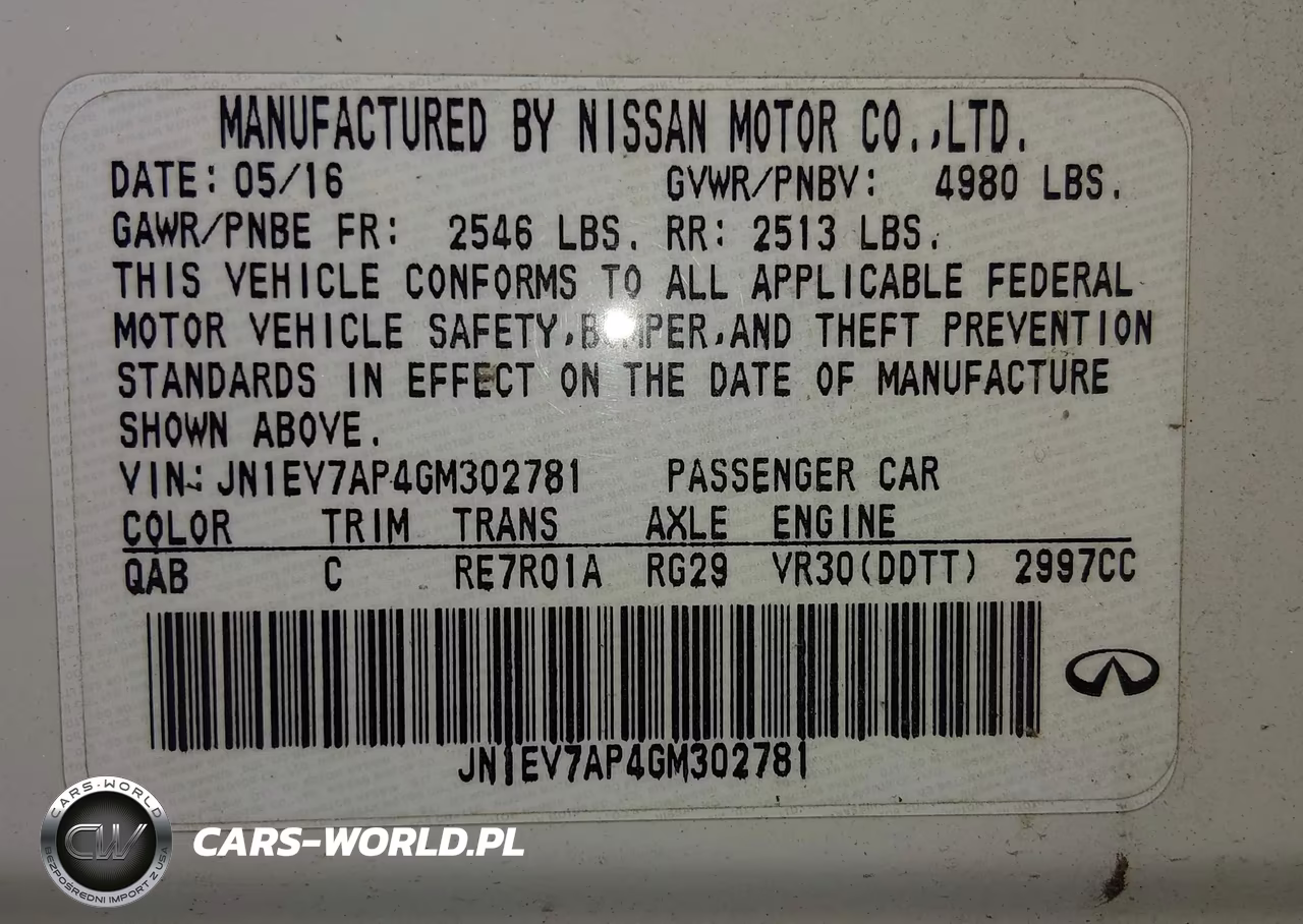 2016 Infiniti Q50 3.0T Premium VIN:JN1EV7AP4GM302781 - 9