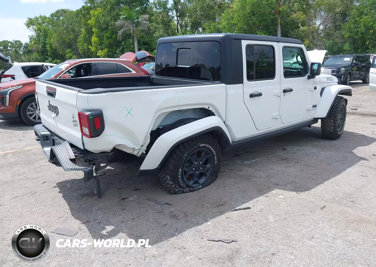 2023 Jeep Gladiator Willys 4X4 VIN:1C6HJTAGXPL544731 - 4