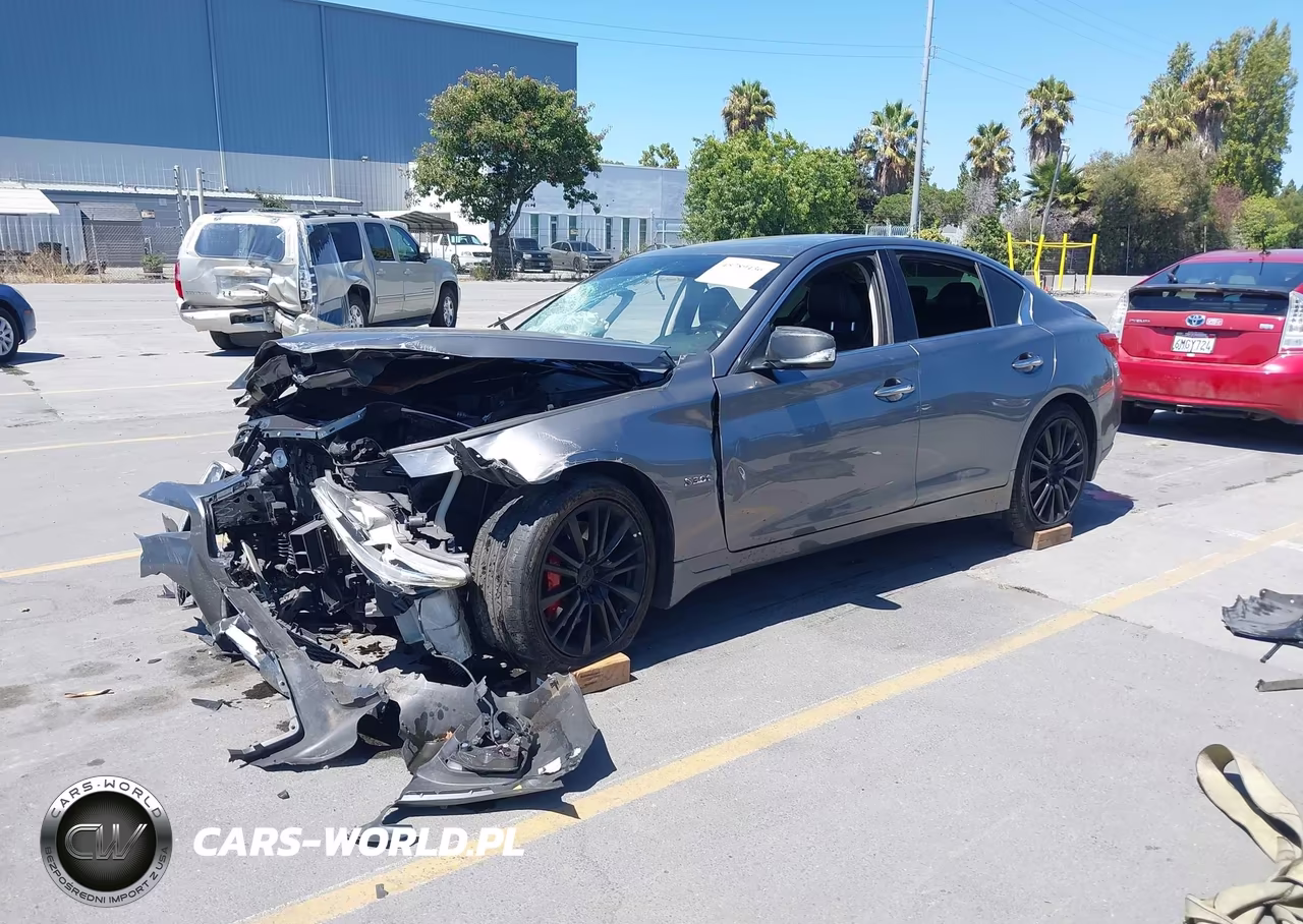 2017 Infiniti Q50 3.0T Red Sport 400 VIN:JN1FV7AR6HM871543 - 2