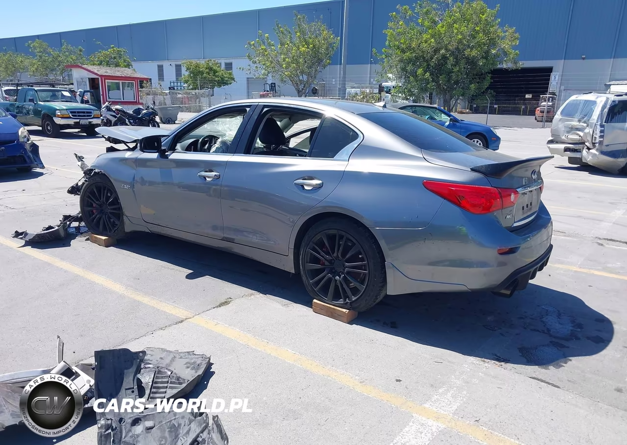 2017 Infiniti Q50 3.0T Red Sport 400 VIN:JN1FV7AR6HM871543 - 3